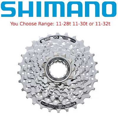 Shimano CS-HG51 8 Speed Bike Cassette Silver Choose Size 11-28 11-30  11-32 • $23