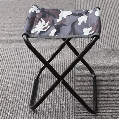 Folding Chair Camping Folding Stool Folding Bar Stool Folding Step Stool 2 Pack • £18.69