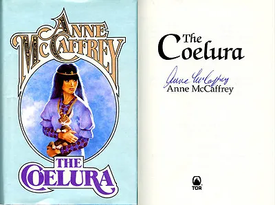 $210 • Buy Anne McCaffrey SIGNED AUTOGRAPHED The Coelura HC 1st Ed/1st Print RARE Pern MINT