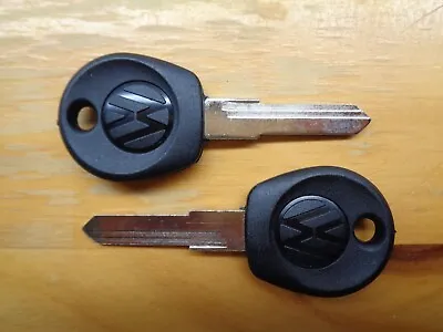 Lot Of 2 Blank Keys Fits Vw Scirocco Rabbit Jetta Audi 100 Pack Of Two New! • $12.95