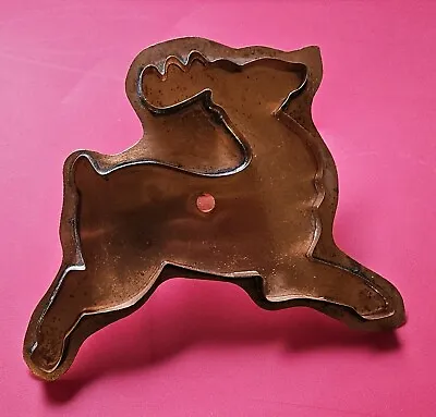 Martha Stewart  Martha By Mail  Jumbo Copper Reineer Cookie Cutter For Christmas • $80
