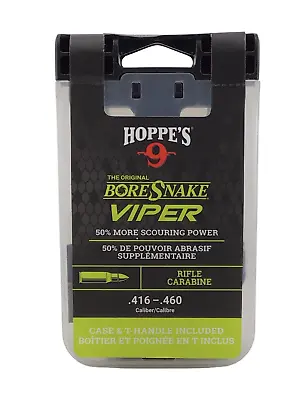 Hoppe's 9 BoreSnake Viper Rifle Carabine .416-.460 T-Handle FAST FREE SHIPPING • $17.99