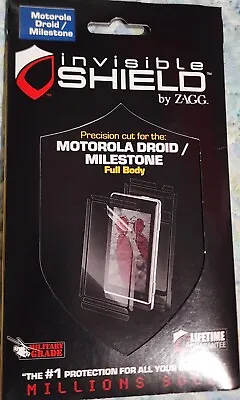 NEW ZAGG Invisible Shield Full Bod Protector For Motorola Droid Milestone Phone • $19.99