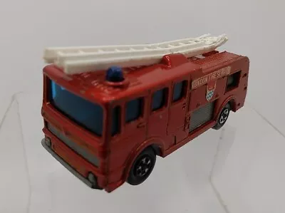 VTG. 1969 Matchbox/Lesney 35c; Merryweather Fire Engine; Metallic Red Grey... • $29.99