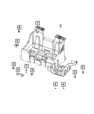 Genuine Mopar Battery Tray 68292465AD • $127.69