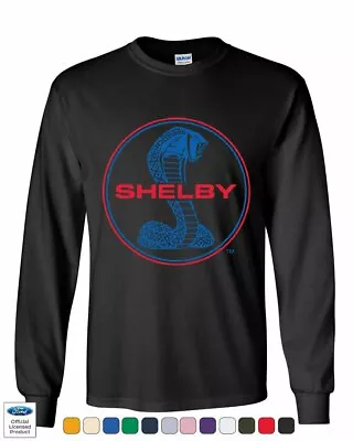 Shelby Cobra Ford Mustang Long Sleeve T-Shirt American Muscle Ford Racing Tee • $23.95