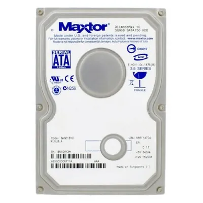 £15.50 • Buy Maxtor 6L300R0 300GB Internal SATA Desktop Hard Drive