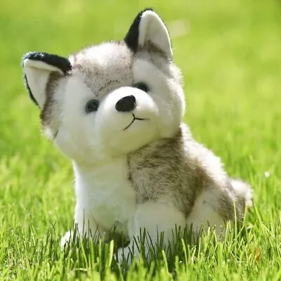 1PC Cute Husky Dog Plush Toy Stuffed Animal Soft Wolf Pet Doll Kid Toy Gift 18CM • $4.99