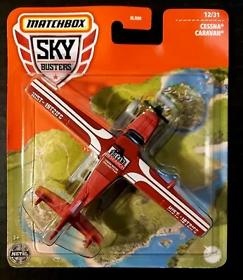 2021 Matchbox Sky Busters #12 Cessna Caravan Volcano Research Ships Fast • $7