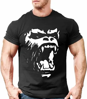 Gorilla Gym T Shirt Gym Clothing Bodybuilding Training Workout UFC MMA Men Top  • £6.99