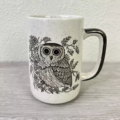 Vintage Oritagi? Perched Owl Mug 70's Retro Coffee Cup • $10