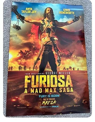 Furiosa: A Mad Max Saga Authentic Final Movie Theatre Poster DS Original 27”x40” • $18