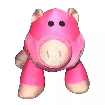 Brentwood Moshi Hot Pink Pig Microbead 14  Stretchable Squishy Plush Black Eyes • $37.49