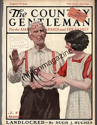 1923 Country Gentleman August 18 - J F Kernan; Alfalfa; Oldsmobile Truck Ad • $26
