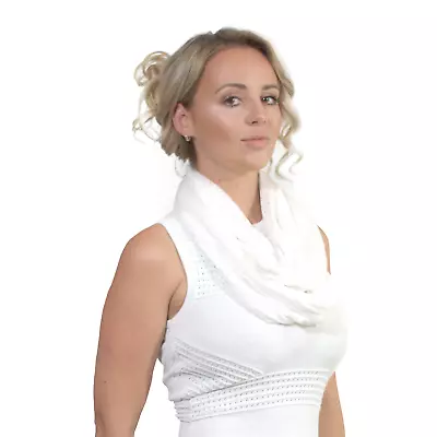 BasicSense Ladies Aztec Lightweight Snood Tube Neck Infinity Scarf • £6.99