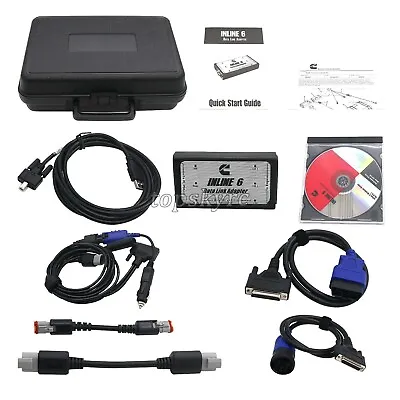 INLINE 6 Data Link Adapter Heavy Duty Diagnostic Tool Scanner Inline 6 Ty23 • $411.23