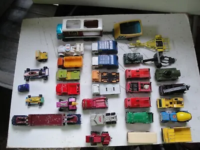 Matchbox 30+ Bundle HGVs Trucks Lorries Military Fire Engines Trailers And More • £6