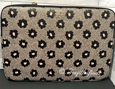 Kate Spade Staci Herringbone Floral Printed Laptop Sleeve K8102 New • $117.18