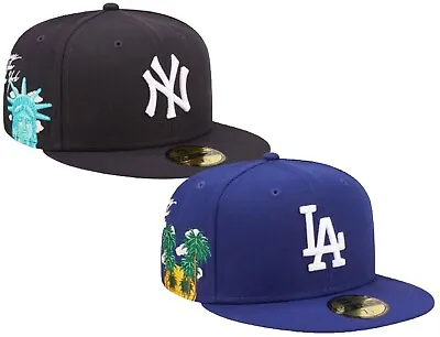 $36.40 • Buy NEWERA NEW ERA 59FIFTY 5950 Fitted CAP *Cloud Icon* NY Yankees LA Dodgers