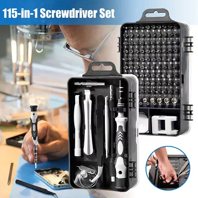 115in1 Mini Electric Screwdriver Magnetic Rechargeable Precision Screwdriver Set • $15.99
