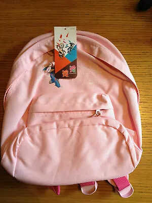 Official Olympics Adidas London 2012 Girls' Mascot Pink Back Pack • £12.99
