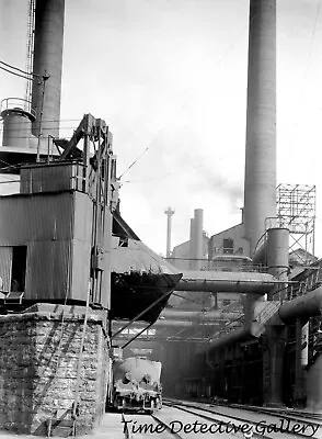 Railyard Of A Steel Mill Pittsburgh Pennsylvania - 1938 -Vintage Photo Print • $10