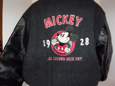 $79.99 • Buy Disney Mickey Mouse Embroidered Jacket-gray Vintage-new Tags- Very Rare
