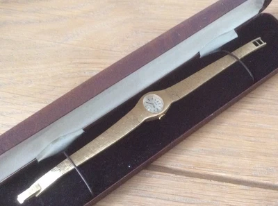 £17.50 • Buy Rare Vintage Ladies Titus Quartz Watch Gold Coloured Case & Bracelet/ Swiss Movt