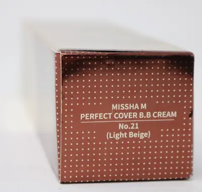 M Perfect Cover B.B Cream SPF 42 PA+++ No. 21 Light Beige 1.7 Oz (50 Ml) • $11.88