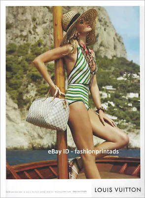 LOUIS VUITTON 1-Page Magazine PRINT AD Resort 2011 ANNE VYALITSYNA Legs Thighs • $11