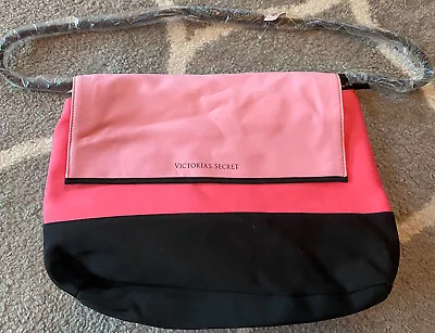 Victorias Secret Pink Color Block Laptop Cooler Insulated Shoulder Bag Nwt • $24.10