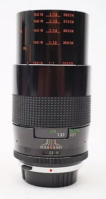 Vivitar Series 1 - 90mm F/25 Olympus OM Mount Lens With 1:1 Macro Adaptor. • $723.20