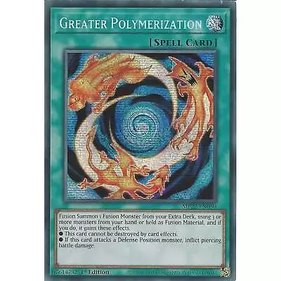 MP22-EN050 Greater Polymerization : Prismatic Secret Rare Card : 1st Edition • £1.30