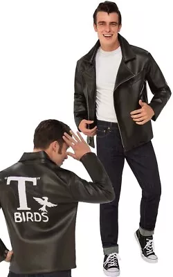 Licensed T-birds Grease Adult Jacket 1950s Fancy Dress Halloween Costume • $51.36