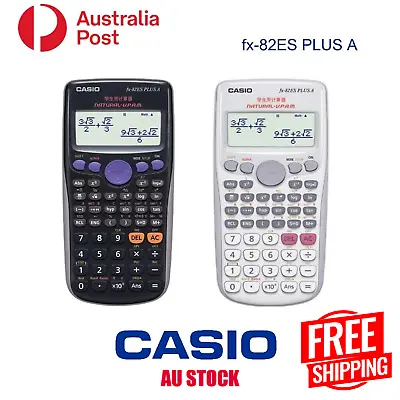 School / University Approved Casio FX-82ES Plus Scientific Calculator 10+2Digi • $27.99