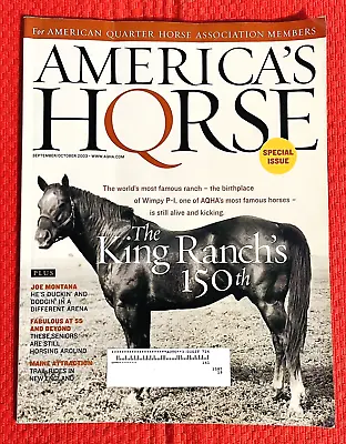 HOT!  Quarter Horse Magazine Journal - KING RANCH - WIMPY P-1 + MUCH MORE! • $16.27