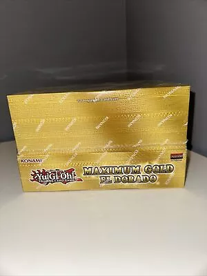 Yu-Gi-Oh! Maximum Gold El Dorado Display Case - 1st Edition - New Sealed • £49.99