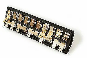 VW TYPE 1 BUG 1967-1971½ STOCK 10 FUSE BOX W/FUSES & CLIP • $27