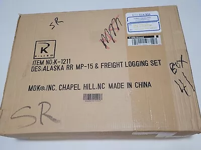 K-LINE K1211 Alaska Logging Diesel Train Set 0/0-27 Gauge NEW In Box Rare! • $479.95