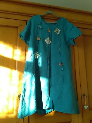 Linen Dress - Quirky BNWT • £22