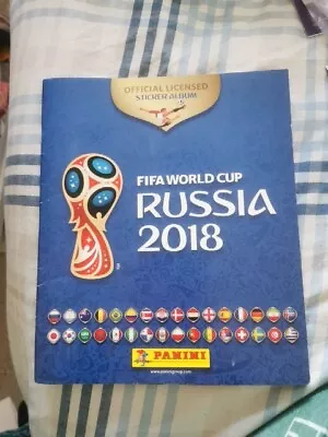 Panini FIFA World Cup Russia 2018 Football Sticker Album Book  60-70% Complete • £1.50