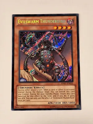 Evilswarm Thunderbird HA07-EN051 Secret Rare Yu-Gi-Oh! Yugioh! Holo Foil Nice! • $1.99
