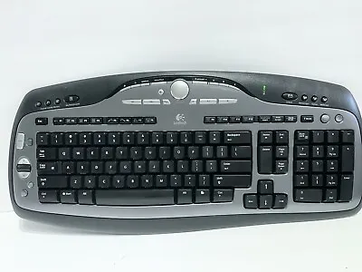 Logitech Cordless Desktop MX 3000 Keyboard Only Powers On (No Receiver) • $15.50