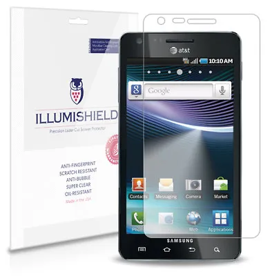 $7.65 • Buy ILLumiShield Phone Screen Protector W Anti-Bubble/Print 3x For Samsung Infuse 4G
