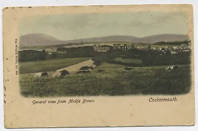 Cockermouth Cumberland From Mickle Brows Vintage Postcard J16 • £3.99