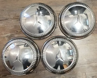 1960 Plymouth Belvedere Dog Dish Wheel HUBCAPS 10  Mopar Oem Set Of 4 • $229.99