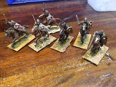 6 Off Beautifully Painted Metal 28mm Medieval Norman Cavalry • £18.99