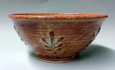 $35 • Buy Wheel Thrown & Slip Trailed 6 Inch Bowl - Handmade Studio Pottery