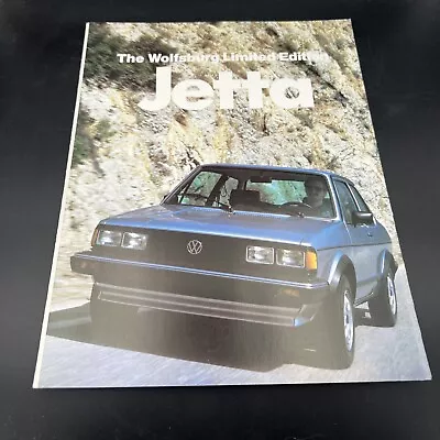 1983 Volkswagen Wolfsburg Jetta Sedan Brochure Folder Excellent Original 83 VW • $7.99