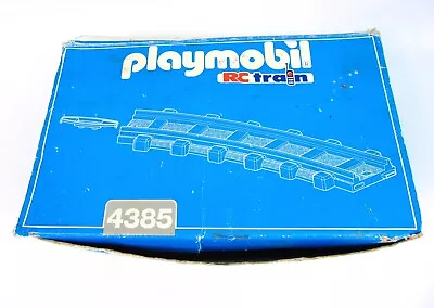£16.95 • Buy Playmobil RC Train 4385 Curved / Bent Tracks | ** 9 Pieces NO CONNECTORS **